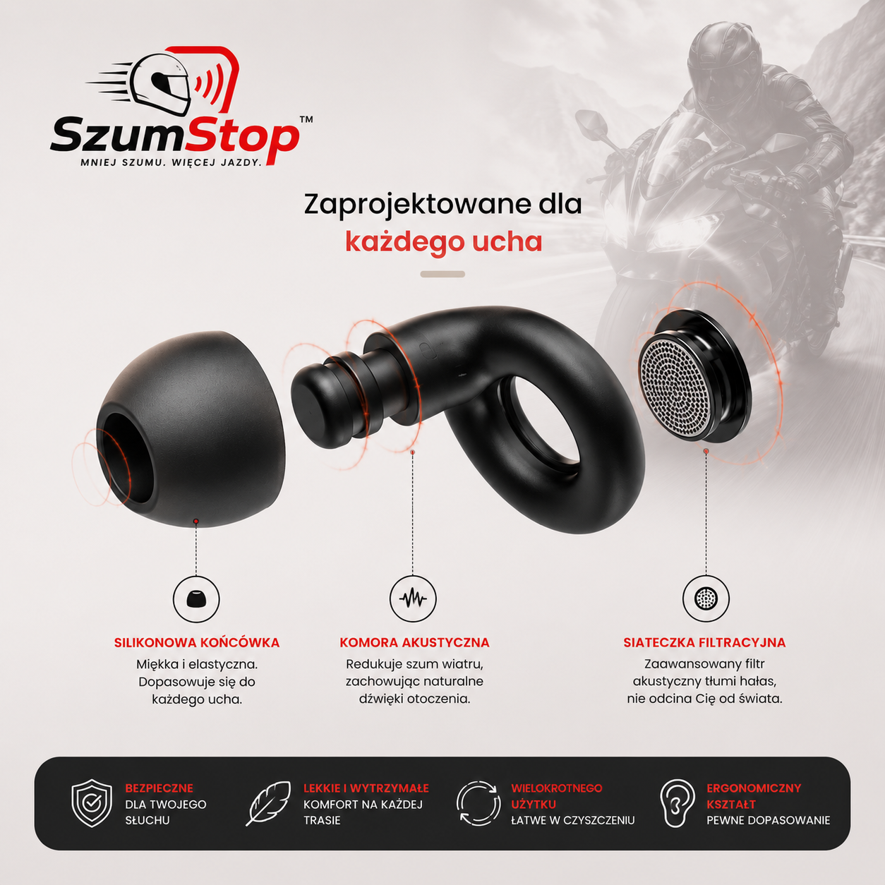 SzumStop™ | Profesjonalne stopery motocyklowe